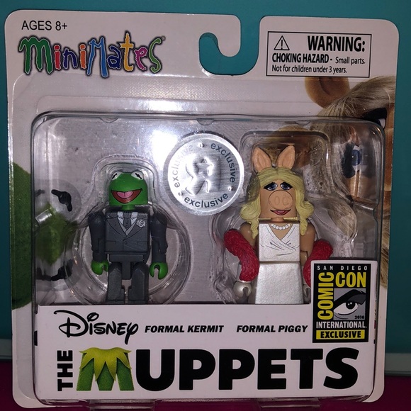 SDCC Minimates The Muppets Kermit and Miss Piggy - Picture 2 of 11